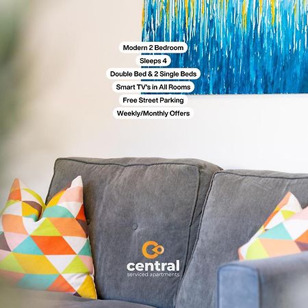 Central Serviced Apartments - 2 Bedroom - Free Street Parking - Fast Wifi - Smart Tvs In All Rooms - Ground Level - Family Neighbourhood - 3 X Double Beds - Heating 24-7 - Trade Stays - Weekly & Monthly Offers Dundee Buitenkant foto